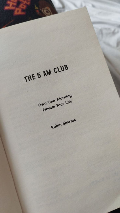 The 5AM Club By Robin Sharma
